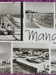 Carte postala, imagini din Mangalia, 1957