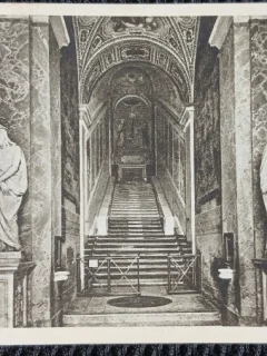 Carte Postala, La Scala Santa, perioada interbelica