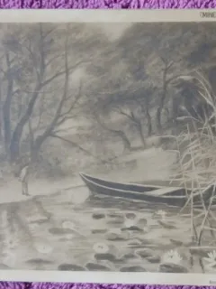 Carte postala, Lacul de Eminescu, perioada interbelica