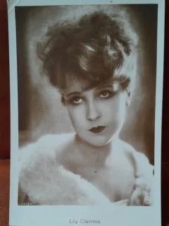 Carte postala, Lily Damita, actriță și cântăreață franco-americană, 1904-1994