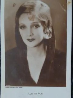 Carte Postala, Lya de Putti, actrita maghiara de film, 1897-1931