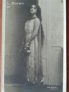 Carte postala, Lyda Borelli, actrita italiana, 1884-1959