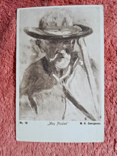 Carte postala, Mos Niculae/M.H. Georgescu