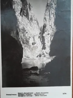 Carte postala, Muntii Gherghiului - Pasul Bicazului, 1935