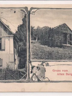 Carte postala necirculata din jurul anului 1900 Alten Berg