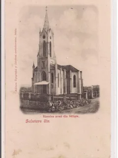 Carte postala necirculata din jurul anului 1900 Saliste
