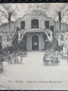 Carte Postala, Nice, Hall du Casino Municipal, perioada interbelica