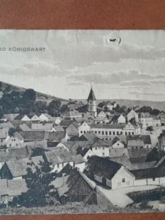 Carte postala, oras balnear Königswart Cehia 1926