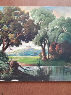 Carte postala peisaj  din Bavaria, inceput de secol XX