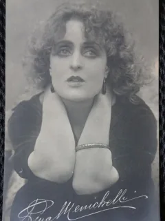 Carte postala, Pina Menichelli, actrita italianca, 1890-1984