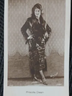 Carte Postala, Priscilla Dean, actrita americana de film mut si de teatru, 1896-1987