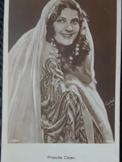 Carte Postala, Priscilla Dean, actrita americana de film mut si de teatru, 1896-1987
