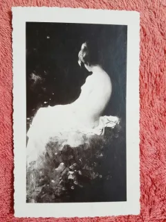 Carte postala, reproducere dupa tabloul Nud/Grigorescu, 1937