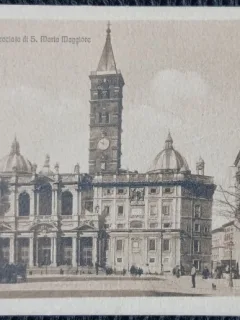 Carte postala, Roma, Fecciala di S. Maria Maggiore, perioada interbelica