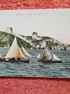 Carte postala, Roumeli-Hissar (Bosphore), perioada interbelica