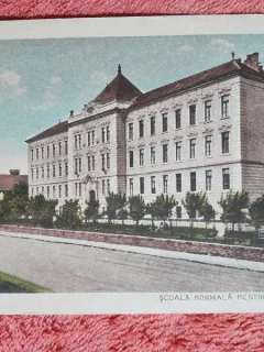 Carte postala, Scoala normala de fete si baieti, perioada interbelica