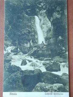 Carte postala, Sinaia, Cascada Urlatoarea, perioada interbelica