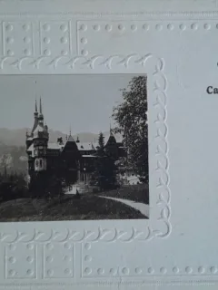Carte postala, Sinaia, Castelul Peles, perioada interbelica