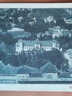 Carte postala, Sinaia vedere generala, 1935