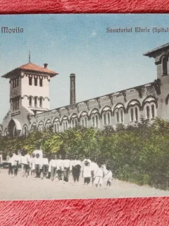 Carte postala, Techirghiol-Movila, Sanatoriul Eforia, perioada interbelica