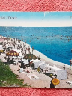 Carte postala, Techirghiol plaja noua,1931