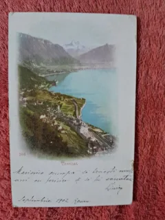 Carte postala, Territet, 1902