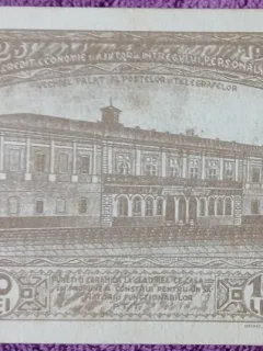 Carte postala, Vechiul Palat al Postelor si Telegrafelor, carte postala care a circulat 6 luni, 1 ianuarie-iunie 1926
