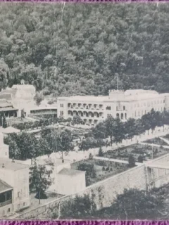 Carte postala, Vedere generala din Baile Herculane, 1933