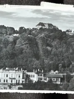 Carte postala, vedere spre Brasov, 1936