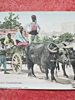 Carte postala, Voiture Turque, Constantinopole 1740