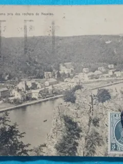 Carte Postala, Wepion, Panorama pris des rochers de Neuviau, 1924