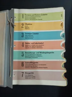 Catalog de echipamente foto si video (germana, engleza, franceza si spaniola)