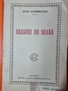 Ceasuri de seara - Ioan Agarbiceanu