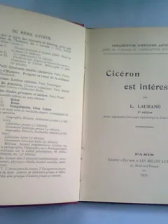 CICERONE EST INTERESSANT - L. LAURAND  (CICERONE ESTE INTERESANT)