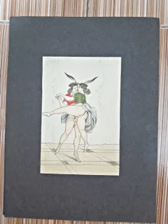 Desen erotic (cu passepartout)