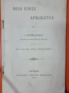 Doua schite apologetice - I. Mihalcescu