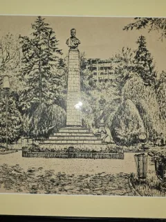 Drobeta Turnu Severin  - Statuia lui Decebal (gravura)