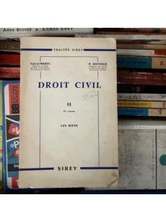 Droit Civil , Gabriel Marty , Tome II , 2eme volume , 1965