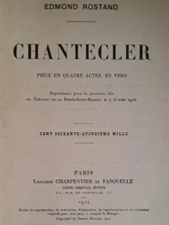 Edmond Rostand - Chantecler  1924