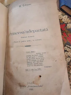 Edmond Rostand - Printesa'ndepartata. Patru Acte in versuri.