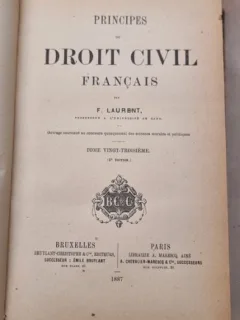 F. Laurent - Droit Civil Francais Tome XXIII