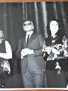 Fotografie, festivitate cu actorul Radu Beligan si altii
