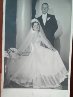Fotografie, mire si mireasa, 1941