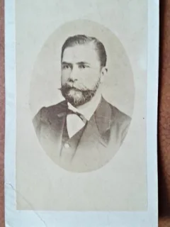 Fotografie pe carton, Serdarul Alecu Mortzun, secolul XIX