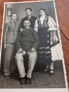 Fotografie tip Carte Postala - Familie