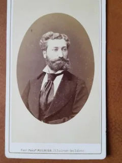 Fotografie tip CDV, G.Dragomireanu, 1873