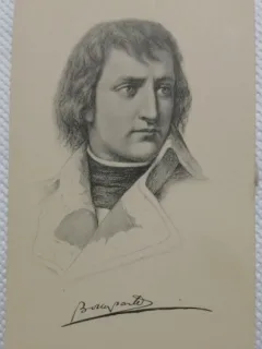Gravura tip Carte postala Napoleon Bonaparte Consul
