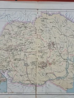Harta Miniera a Romaniei, tiparita la Institutul Cartografic Unirea Brasov