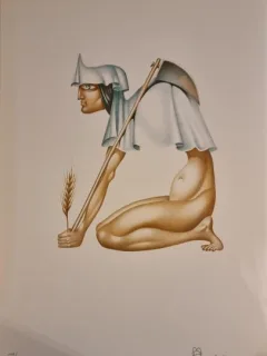 Jules Perahim, L Alphabet – The Good Harvest / Mem – litografie originala