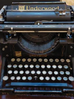 Mașină de scris Underwood No. 5 (cca. anii 1920)